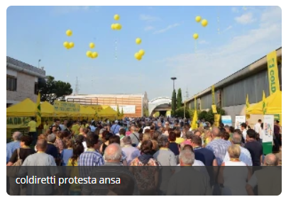 სპუტნიკის მანიპულაცია, თითქოს ევროპელი ფერმერები საყოველთაო სიღატაკეს აპროტესტებენ "