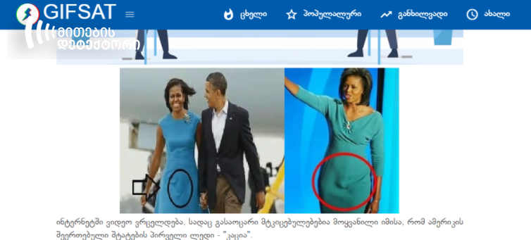 How Michelle Obama s dress became a source for conspiracies mythdetector