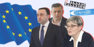 7 dezinformacia 0 პრემიერის და ანტი-დასავლური ჯგუფების 7 გზავნილი ევროკავშირის დახმარებასა და სასამართლო რეფორმაზე