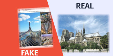 fake real 4562 Has the Notre Dame Cathedral been Restored with a Crystal Roof?