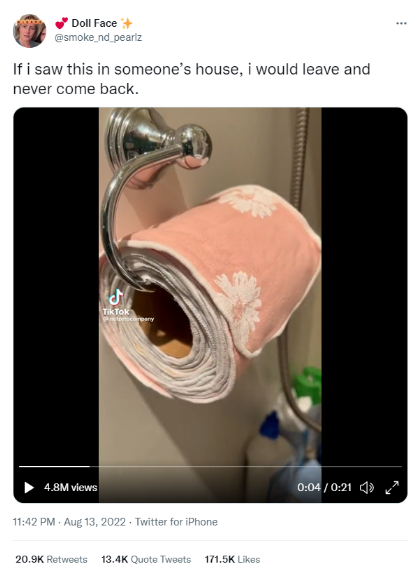 Screenshot 17 7 Манипуляция о использовании многоразовой туалетной бумаги в Великобритании