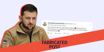 gaqhalbebuli dokumenti zelenski Fabricated Quote in the Name of Zelenskyy about Turkey