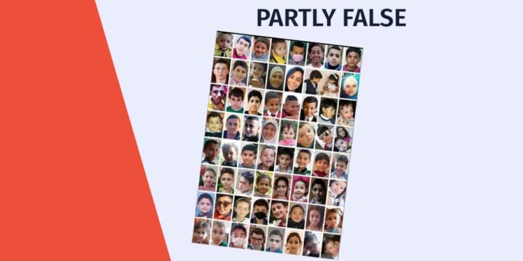 Some of the Children Who Died During the Israel Hamas War are Partially Misinformed Factchecker DB