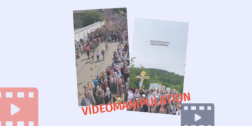 Videomanipulation as if People are Protesting the Ban on Orthodoxy in Ukraine Videomanipulation, as if People are Protesting the Ban on Orthodoxy in Ukraine