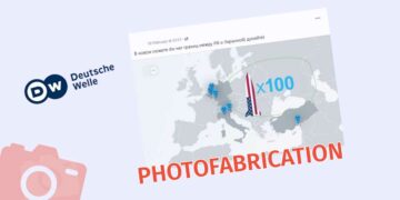 Visual Manipulation Disseminated Under the Name of Deutsche Welle Visual Manipulation Disseminated Under the Name of Deutsche Welle