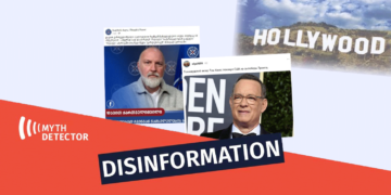 dezinphormatsiaaa False claim as if Hollywood stars are fleeing the U.S after Trump won the elections