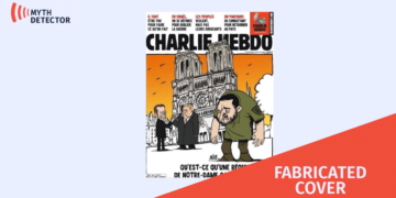 gaqhalbebuli karikatura A Fabricated cover of Charlie Hebdo disseminated by the Russian language accounts