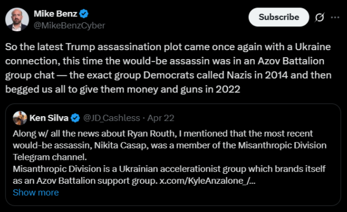 Who and on What Basis Is Linking the Attempted Assassination of Donald Trump to Ukraine? Donald Trump