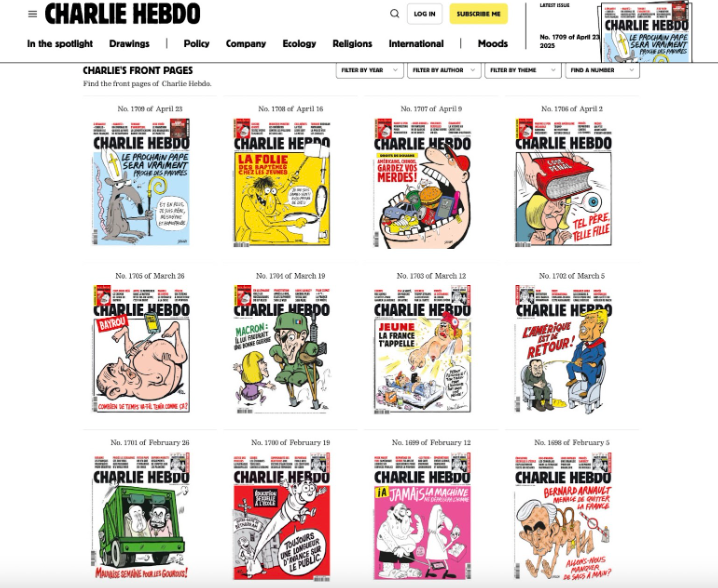 Fake Charlie Hebdo Cover Featuring the Pope and Zelenskyy Circulates Charlie Hebdo