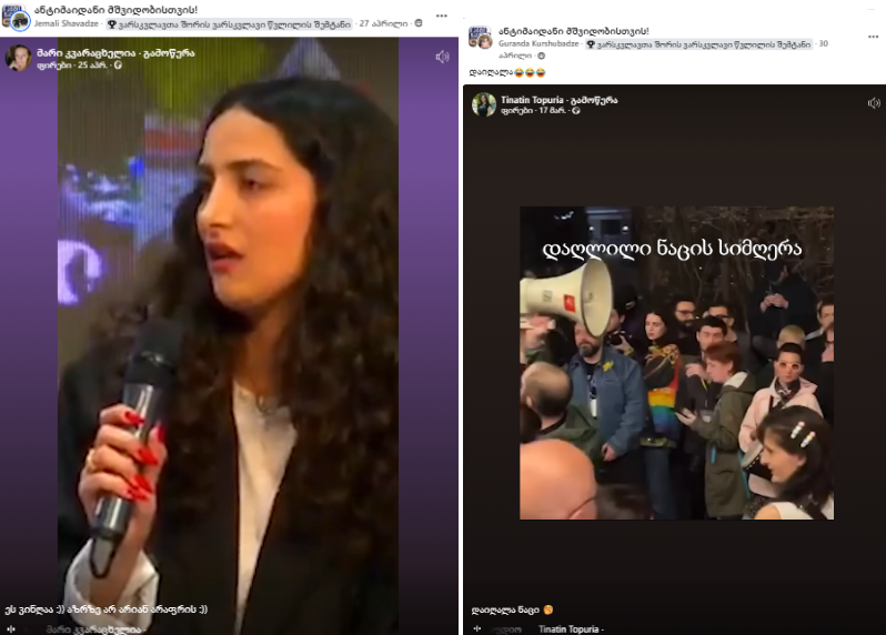 13 Trolls Involved in the Discreditation of Mate Devidze მათე დევიძის