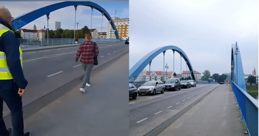 poloneli mesazghvris mier germaneli migrantis gadzevebaze videomanipulatsia vrtseldeba2 | mythdetector.com German Migrant