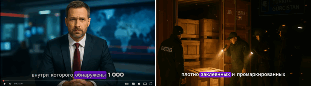 обнаружении поддельных паспортов