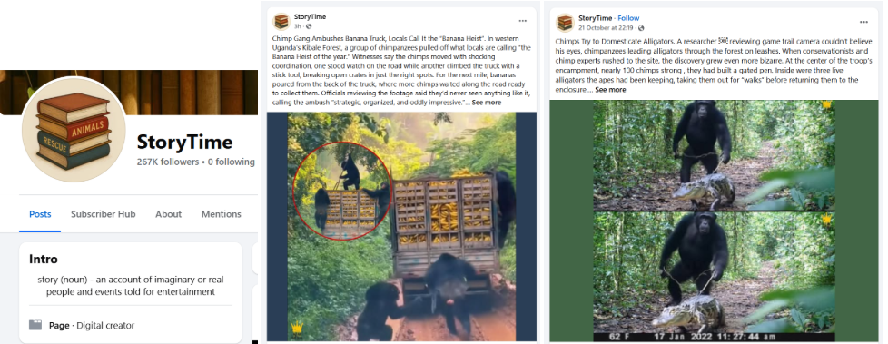 шимпанзе в масках