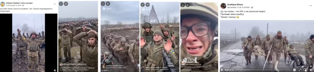 rogor iqheneben Sora s videoebs ukraineli jariskatsebis diskreditatsiisthvis da rogor amovitsnoth AI kadrebi1 | mythdetector.com AI